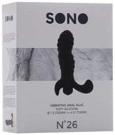SONO No. 26 Vibrating Anal Plug Black Anal Vibrators
